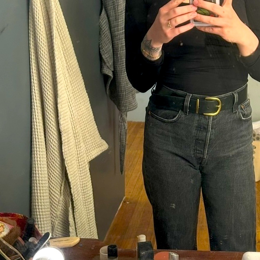 Levi’s Premium Ribcage straight jeans